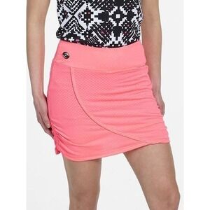 SwingDish Womens Olivia Golf Skort Coral XL FS003-1